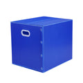 Premium Foldable Waterproof Plastic Storage Box – Blue 40 x 30 x 30cm