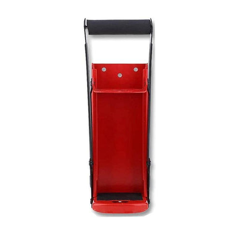 Premium Red Wall Mounted Can Crusher 12oz 16oz with Bottle Opener