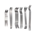 Premium 6 Piece Metal Pry Bar Fastener Remover Tool Set
