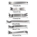 Premium 6 Piece Metal Pry Bar Fastener Remover Tool Set
