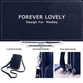 Premium Dark Pink Women's RFID Touchscreen Crossbody Phone Purse
