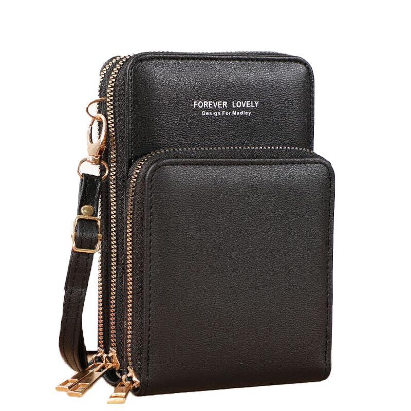 Premium Green Women's RFID Touchscreen Crossbody Phone Purse