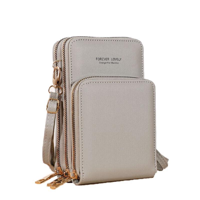 Premium Green Women's RFID Touchscreen Crossbody Phone Purse