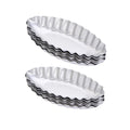 Premium Boat-Shaped Aluminium Tart Moulds – 10 Pack