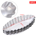 Premium Boat-Shaped Aluminium Tart Moulds – 10 Pack