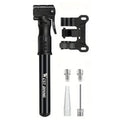 Premium Aluminium Mini Bike Pump with Presta & Schrader Valves 100PSI - Black