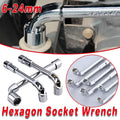 Premium Chrome-Vanadium L-Shaped Socket Wrench - 21mm