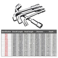 Premium Chrome-Vanadium L-Shaped Socket Wrench - 22mm
