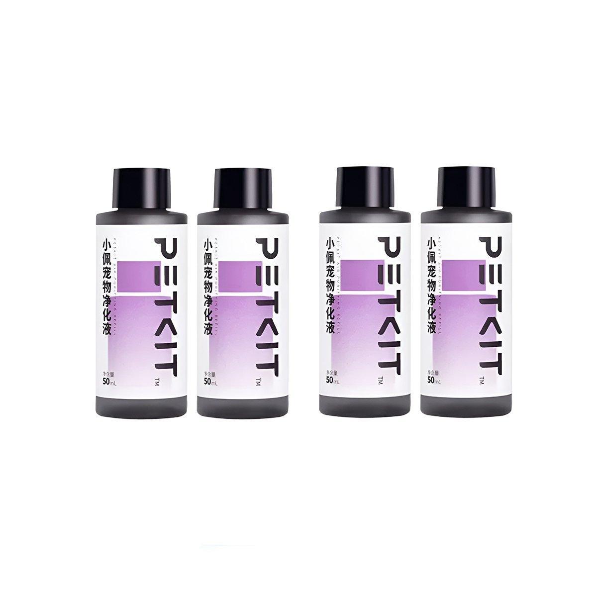 4PCS Smart Cat Litter Box Deodorizer Liquid Purifier with Pear Blossom Scent