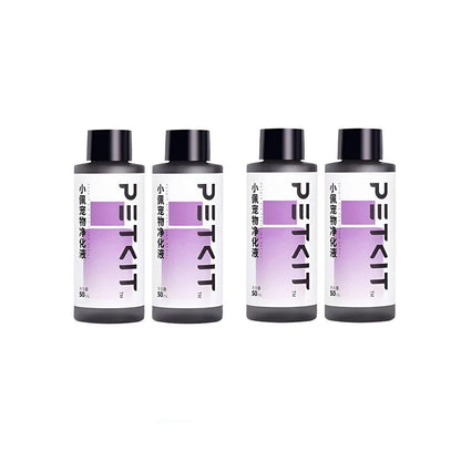 4PCS Smart Cat Litter Box Deodorizer Liquid Purifier with Pear Blossom Scent