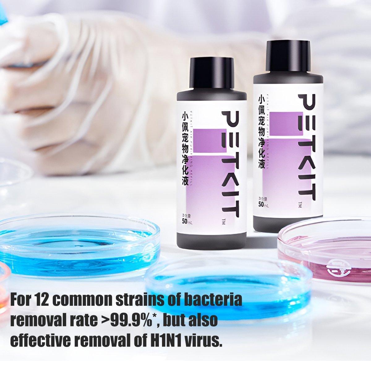 4PCS Smart Cat Litter Box Deodorizer Liquid Purifier with Pear Blossom Scent