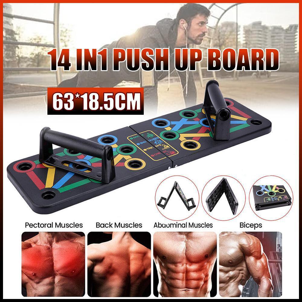 14-in-1 Push Up Board with Grip Handles for Muscle Training - SuperSaverAU - view 1