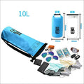 Premium 20L Orange Waterproof PVC Dry Bag Outdoor Camping Fishing Canoeing