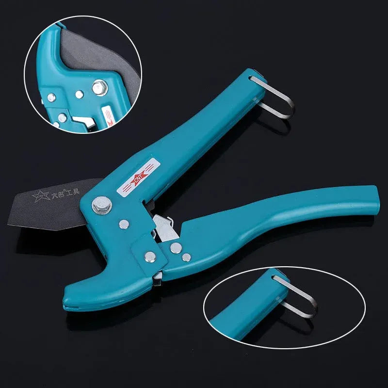 Premium Heavy Duty PVC Ratchet Pipe Cutter with SK-5 Blade - 42mm