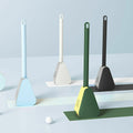 Premium Golf Head Silicone Toilet Brush – White