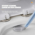 Premium Golf Head Silicone Toilet Brush – White