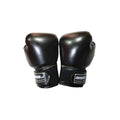 Premium Kids Boxing Sparring Gloves with Ventilated Palm & PU Leather - Black