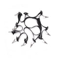Premium Over Door Baseball Cap Hat Rack with 20 Clips Closet Organiser