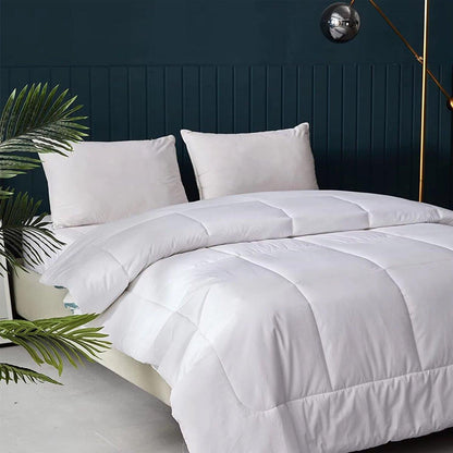 Luxury Hotel Quilt Core – Soft Microfiber Down Alternative Comforter for All Seasons - 160x210cm-Brushed