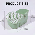 Premium Rabbit Litter Box with Hygienic Grid - Blue