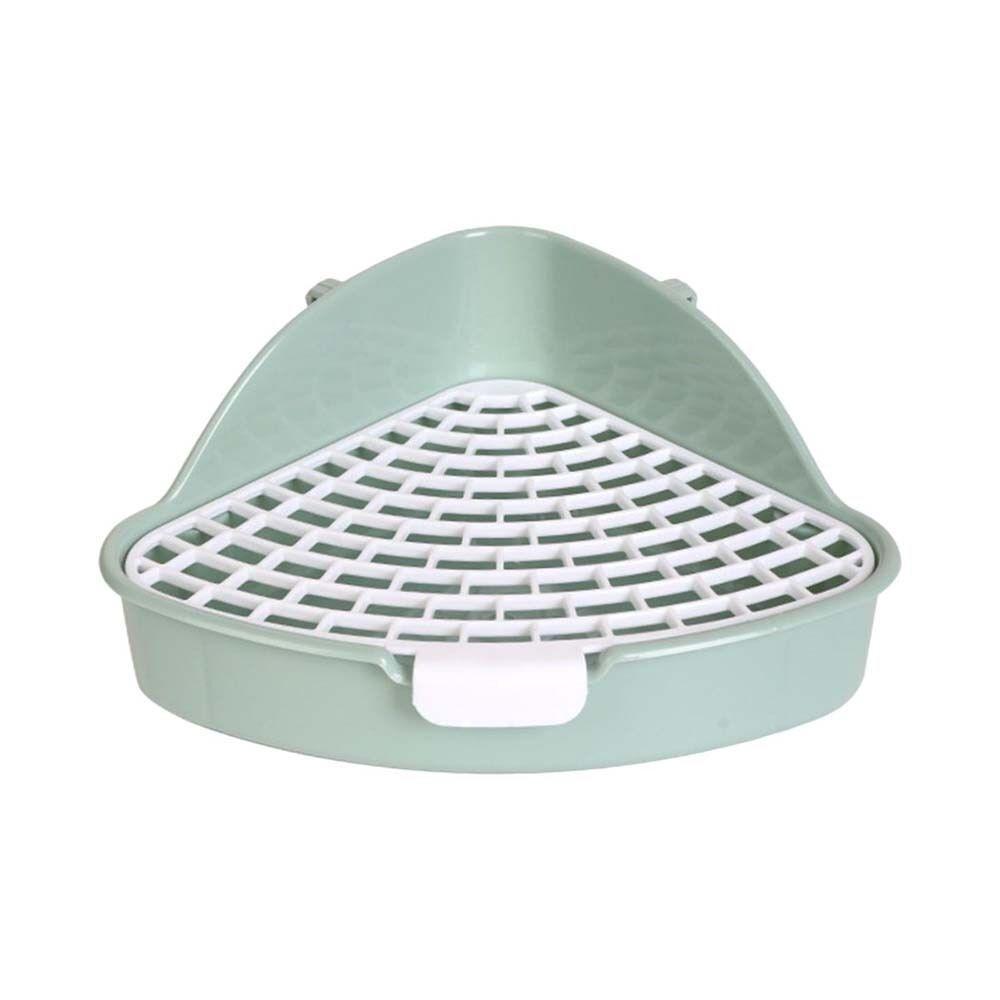 Premium Rabbit Litter Box with Hygienic Grid - Yellow