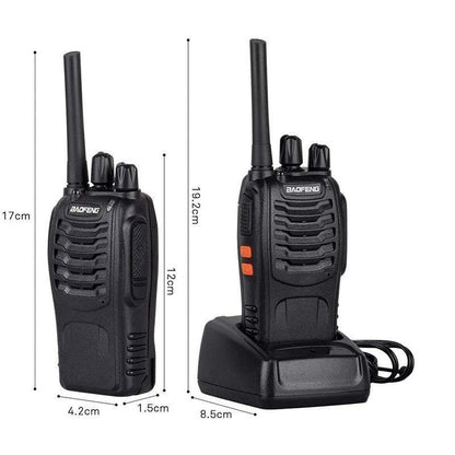 BF-88E Two Way Radio Walkie Talkies - UHF 400-470MHz, 2 PCS