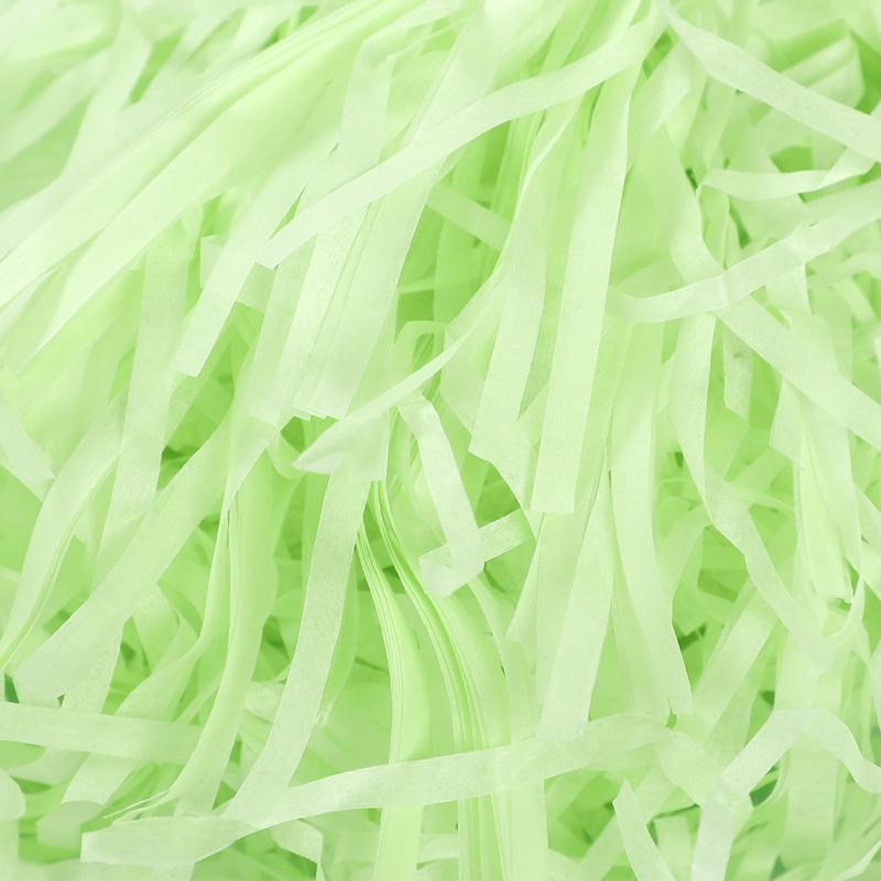 Premium Raffia Paper Shreds Gift Box Filler – Army Green 500g