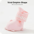 Premium Cartoon Pet Rain Boots 4pcs Waterproof Non-Slip - Yellow S