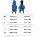 Waterproof Hooded Pet Raincoat with Reflective Strips for Dogs - Blue - XXL - SuperSaverAU - view 3