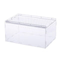 Premium Clear Acrylic Reptile Terrarium with Slide Lid - 30 x 20 x 15cm