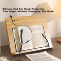 Premium Small Wooden Adjustable Reading Stand Book Holder Desk Bracket