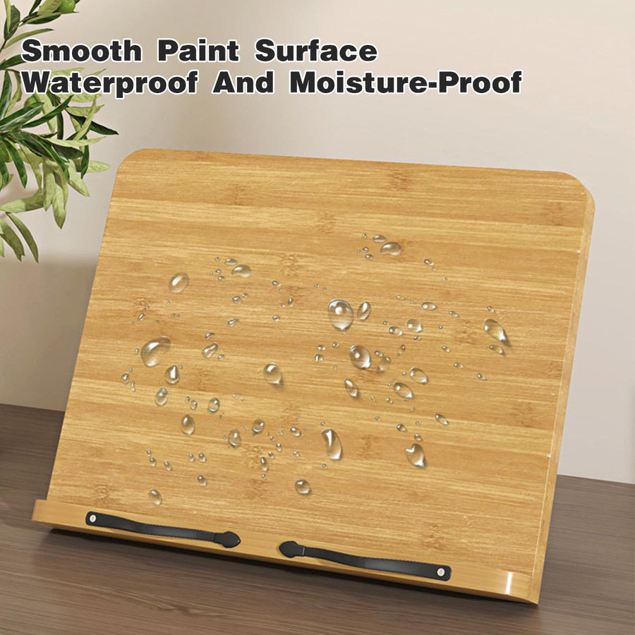 Premium Small Wooden Adjustable Reading Stand Book Holder Desk Bracket