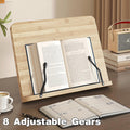 Premium Small Wooden Adjustable Reading Stand Book Holder Desk Bracket