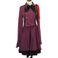 Gothic Renaissance Dress Ruffled Long Sleeve Medieval Cosplay Steampunk Gown - L - SuperSaverAU - view 1