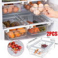 Premium 2 Piece Adjustable Under Shelf Fridge Drawer Organisers