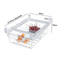 Premium 2 Piece Adjustable Under Shelf Fridge Drawer Organisers