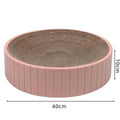 Premium Round Cat Scratcher Replacement Pad with Catnip