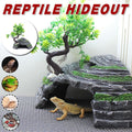 Reptile Hide House Nest Cave Sundeck Shelter 13cm for Lizard Snake Habitat - SuperSaverAU - view 1