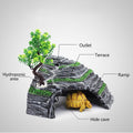 Reptile Hide House Nest Cave Sundeck Shelter 13cm for Lizard Snake Habitat - SuperSaverAU - view 5