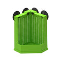 Premium Reptile Hunting Dish with Suction Cups - Green L