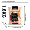 Premium Calcium-Rich Reptile Sand - Orange 1.8kg