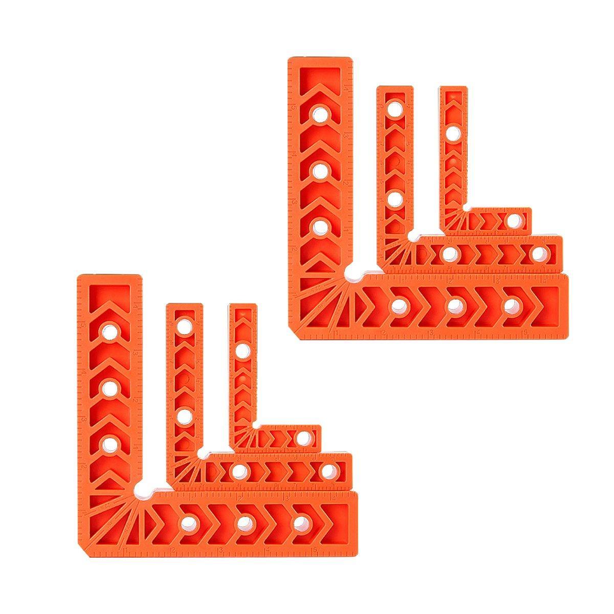 Premium 6 Piece Right Angle Woodworking Clamp Set