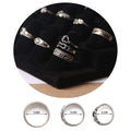 Premium Three Layer Flocked Ring Display Stand 18 Slots