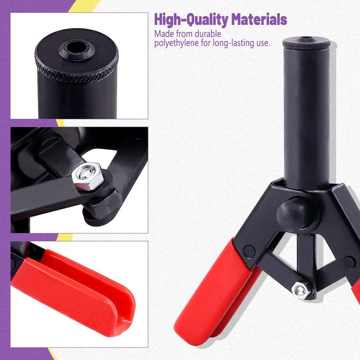 41-Piece Quick Release Rivet Tool Set with Polyethylene Rivets