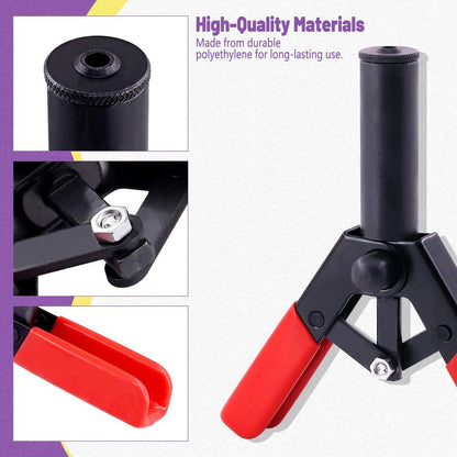 41-Piece Quick Release Rivet Tool Set with Polyethylene Rivets