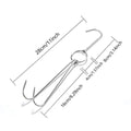 Premium Stainless Steel Double Roast Duck Hooks – 10 Pack