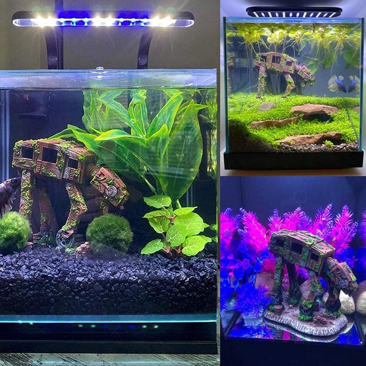 Aquascape Car Theme Fish Tank Ornament, 12 x 7 x 14 cm, Resin Aquarium Decor - SuperSaverAU - view 5