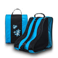 Premium Nylon Ice Skate Carry Bag with Mesh Panel & Shoulder Strap - Red