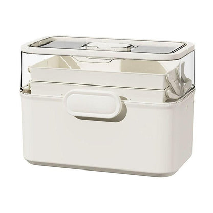 3 Layer Medicine Storage Box by Premium - Family First Aid Organizer