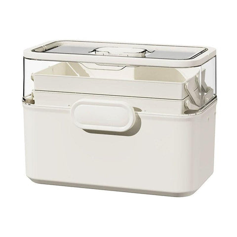 3 Layer Medicine Storage Box by Premium - Family First Aid Organizer - SuperSaverAU - view 2